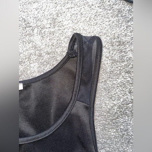 Charlotte Russe Black Mesh Cut Out Bodycon Dress - Picture 3 of 6